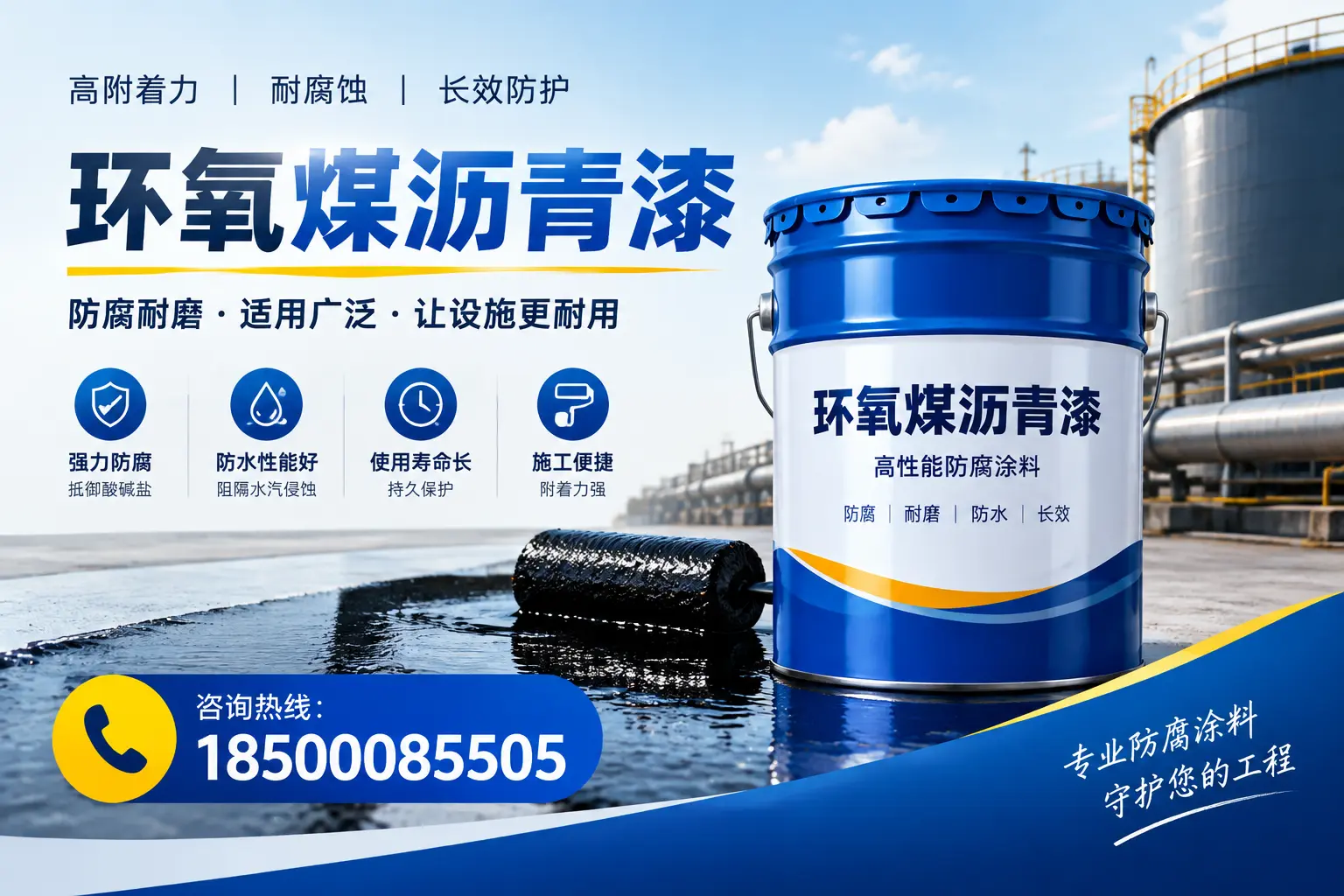 环氧煤沥青漆与其他涂料的对比分析,助力恩施企业决策